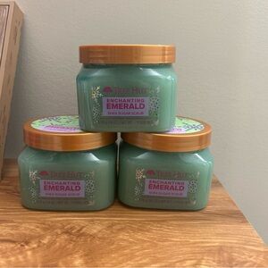 Tree Hut Enchanting Emerald Shea Sugar Scrub 18 oz Lot of 3 Bundle NEW
